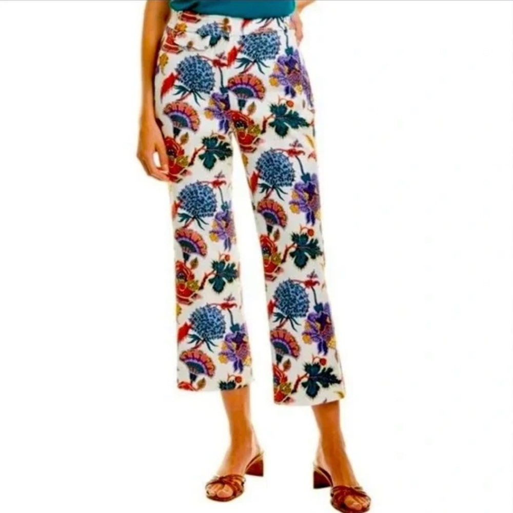 J. Crew Kick Out Crop Pant - Paisley Floral